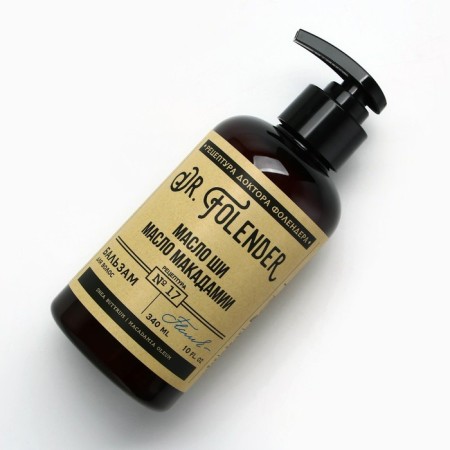 Hair balm with shi oil and macadamia, moisturizing, 300 ml, Dr.folender-2