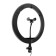 LED ring lamp M33, lamp 32 cm, 10 watts, black