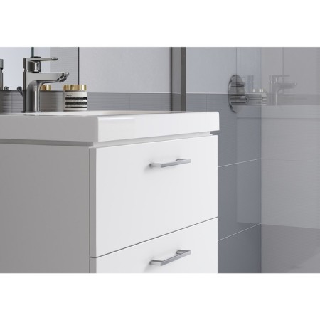 Cersanit Lara 50 sink for COMO 50, suspended, white color-1