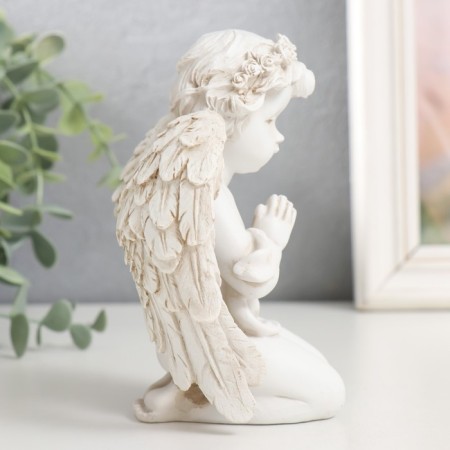 Souvenir Polystone "Angel - Prayer" 13.5x7.8x11.5 cm-1