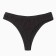 Set of women's panties Thong (3 pcs.), Black/beige color, size 44 (m)