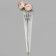 Packet stoop for flowers, "love you", 12.5+4x45 cm, white