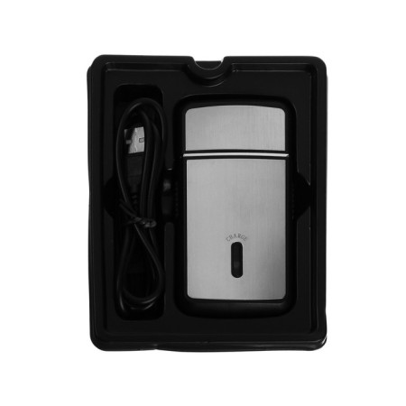 Electric blower Luazon LBR-13, 3 watts, grid, 1 head, dry shaving, from the battery, silver-7