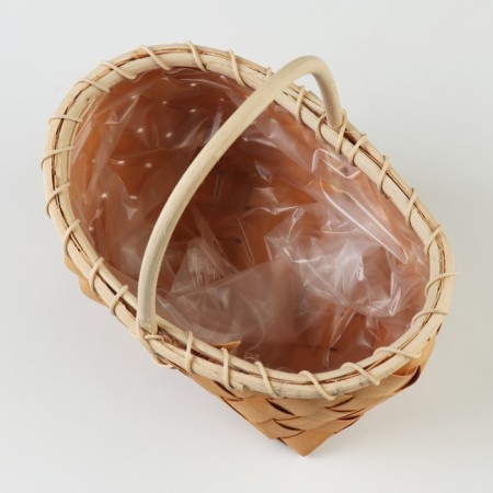 Wicker basket, 23.5 x 14 x 9.5 x 12/21 cm, sequoia-2