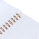 Notepad A5, 60 sheets on the crest, plastic cover, orange