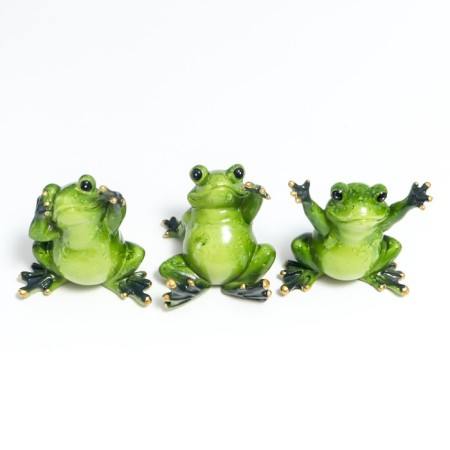 Souvenir Polystone Lac "Frog - Greeting" MIX 8x6x8 cm-5