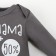 Body crumb I "100% I", gray, height 80-86 cm