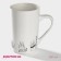 Porcelain share mug "Cat Day", 380 ml, white color