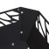 Focus for a fire, black, metal thickness 1 mm, 51.2 x 51.2 x 30.5 cm