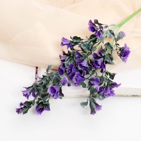 Artificial flowers "Siberian bell" 45 cm, purple