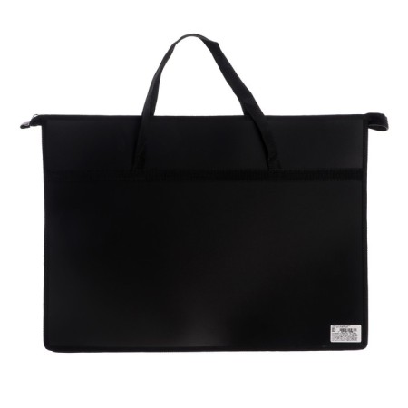 A3, 470 x 335 x 50 mm folder and drawings folder, with handles, plastic, lightning from above, PM-A3-26 "Abstraction" Black-2