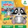 Set for creating a toy made of felt "raccoon"