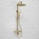 The shower system wasserkraft a188.263.207.pg Thermo, tropical shower, thermostat, gold