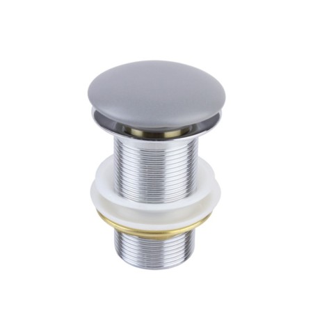 Bottom valve Bronze de Luxe 1002gr, for a shell, ceramics/brass, gray