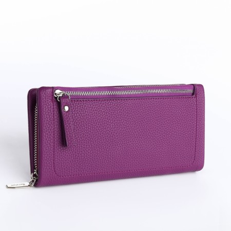 Women's wallet with lightning, purple color-1