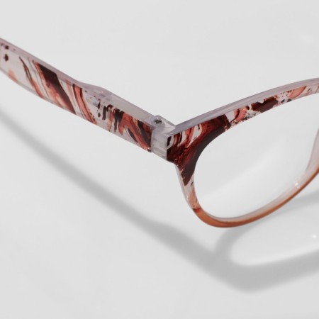 Ready glasses GA0530 (color: C2 Orange print; diopter: + 2; tint: no)-3