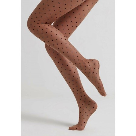 Women's tights Fantasy Pois, size 2, color Bronz-6