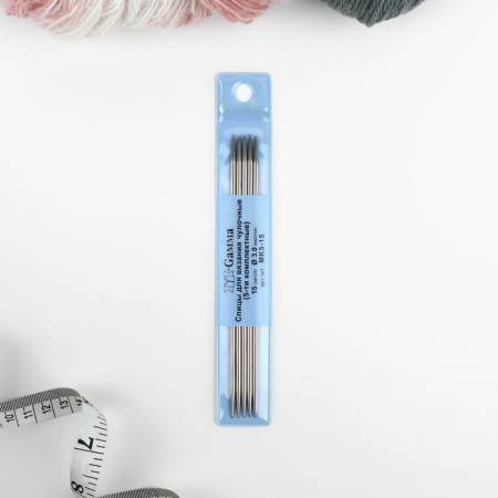 Knitting knitting needles, hitchful, d = 3 mm, 15 cm, 5 pcs-1