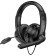 Hoco W103 headphones, gaming, invoices, microphone, 3.5 mm, 1.2 m, black