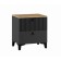 Tumbling bedside nickname, 400x410x516, graphite/oak/euphoria MDF