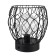 Nomber's nightlight LED from 3haa Black Black 17.5x17.5x19.5 cm Risalux