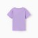 Baby T -shirt with a lowered shoulder, lilac color, height 134 cm