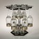 Mini-bar 18 objects champagne carousel engraving, dark 200/55/50 ml