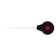 Winter fishing rod "balalaika" Us-1 whip polycarbonate, red color