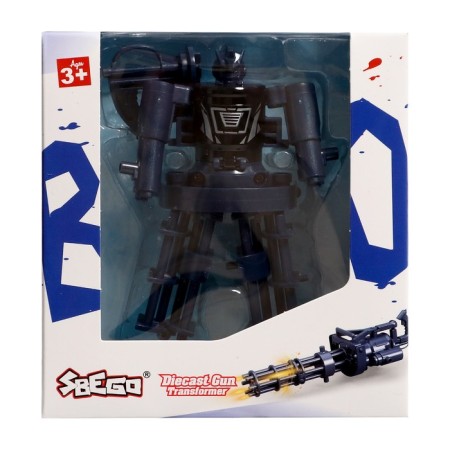 Minigan robot, transformed with metal elements-11