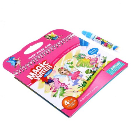 Book for drawing with water "Fairy", with a marker-4