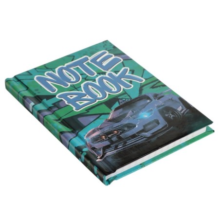 Notepad A7, 64 sheets in a cage "on style", solid cover, offset unit-1