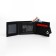 Male purse for magnet, department for bills, for maps, for coins, black color