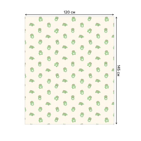 The tablecloth on the table "Sweet muzzle", rectangular, Saten, size 120x145 cm-1