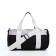 Youth bag with zipper, black color