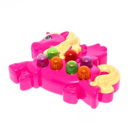 Musical toy "Favorite Unicorn", sound, light, pink color-1