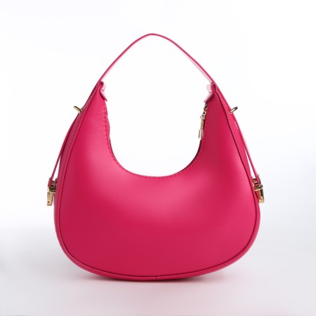 Bag Women's Baget with a zipper, pink color