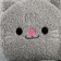 Soft bag "cat". The color is gray