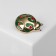 Brooch "God's cow", the color is red-green in dark gold