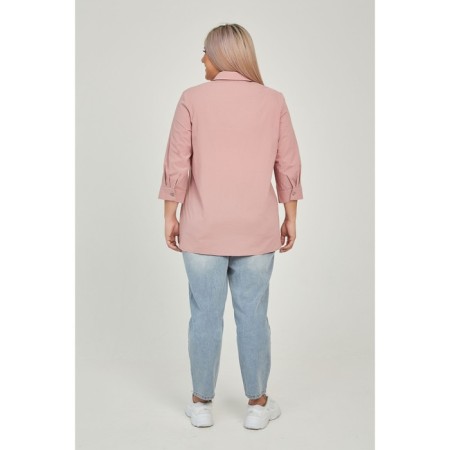Female shirt, size 54, pink color-3
