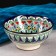 Rishtan ceramics "flowers" 15 cm, small, blue