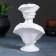 Bust "Peter I in a Triangle" White, 6x15cm