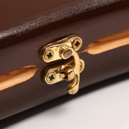 Wooden backgammon large, with “sea” checkers, 55 x 55 cm-4