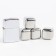 Gift set: gasoline lighter and cubes for stainless steel whiskey 4 pcs