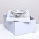Folding box "New Year's deer", 31.2 x 25.6 x 16.1 cm