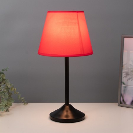 Eleanor desktop lamp 1x15W E27 Black/Red 22x22x42cm Risalux-1
