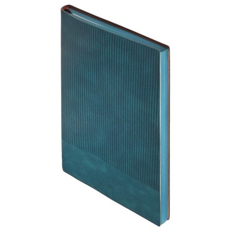 Delivery of a low -up a5, 80 sheets, a line, a cover of leathery lights, blue-1