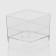 Plastic disposable form for cube buffet, 60 ml, 4.7 × 4.7 cm, transparent color