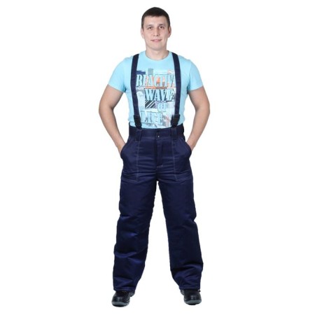 The suit insulated No. 915, p. 48-50, height 182-188 cm, dark blue color/cornflower-2