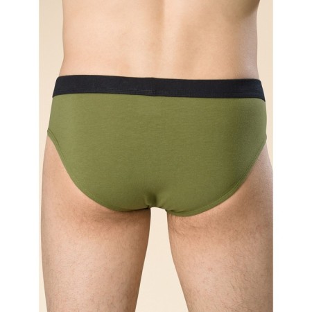 Men's panties, size 52, black color, green, 2 pcs-3