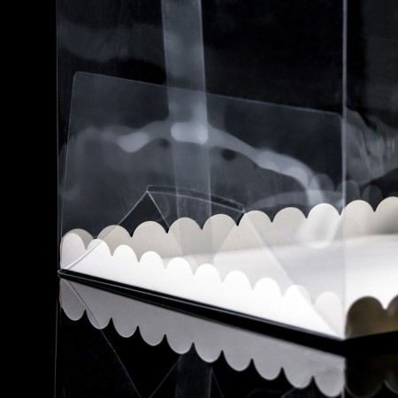 PVC Box for Cake 26 x 26 x 28 cm-3